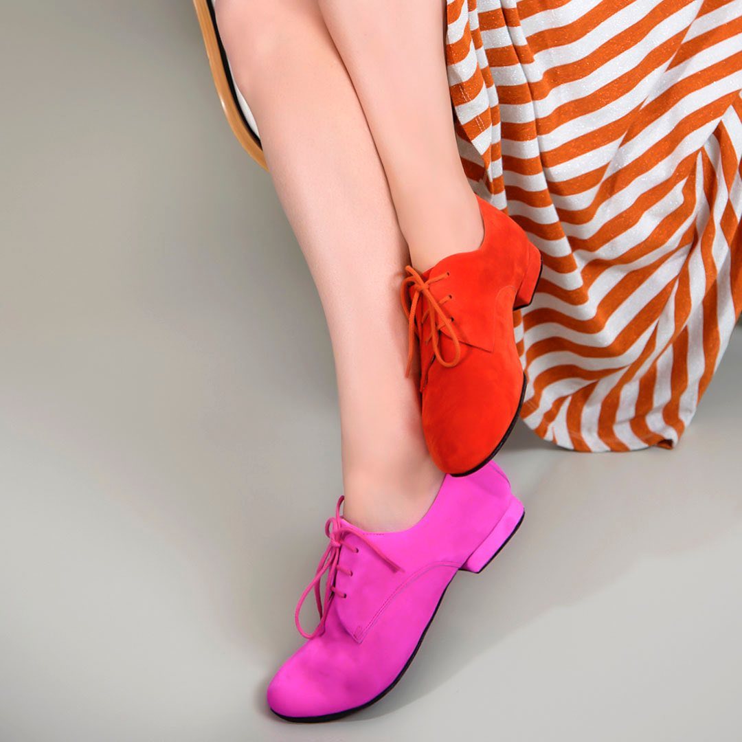DERBIES Camoscio Rosa