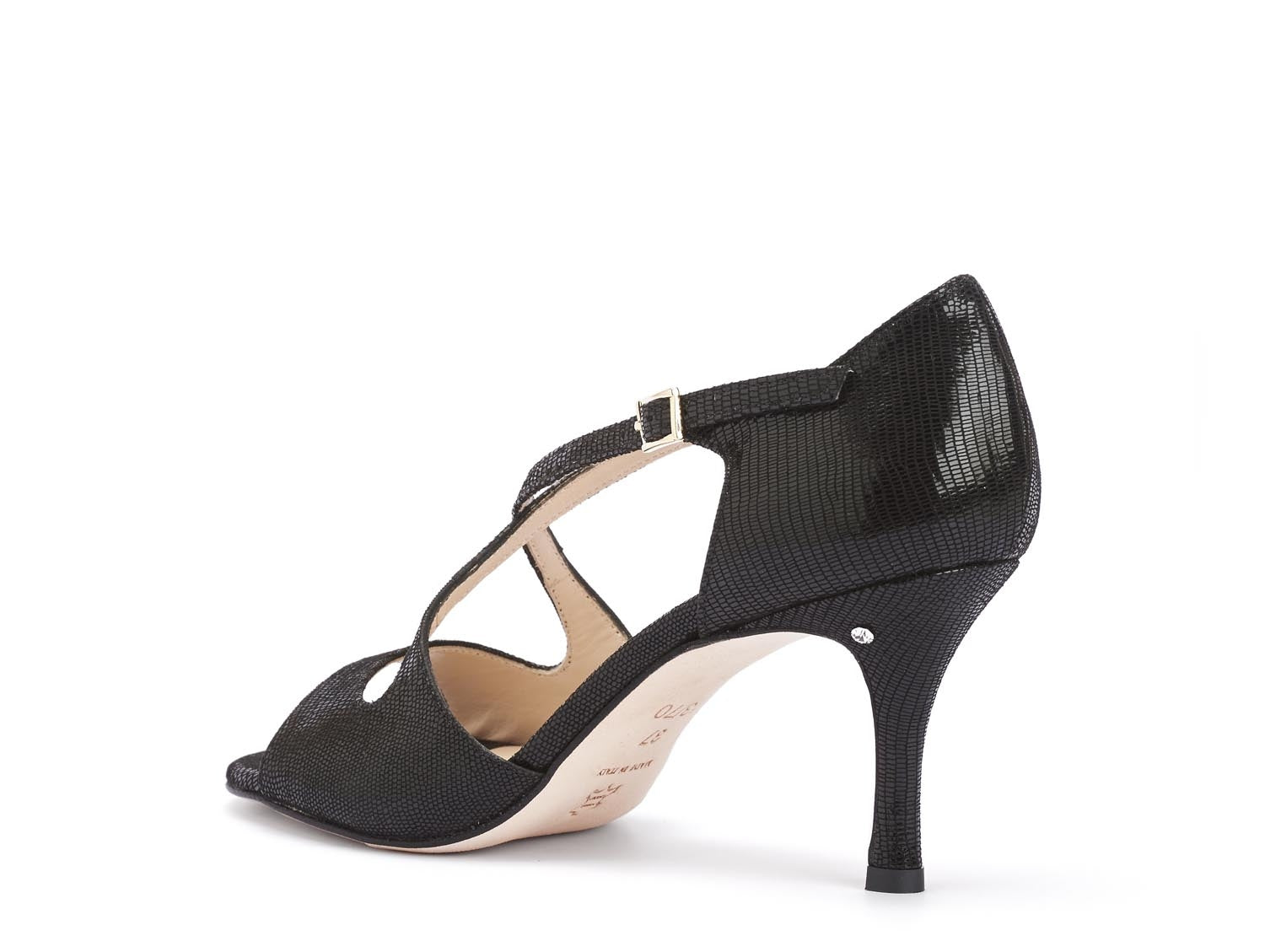 GIOIA TC Wildleder mit Prägung Schwarz