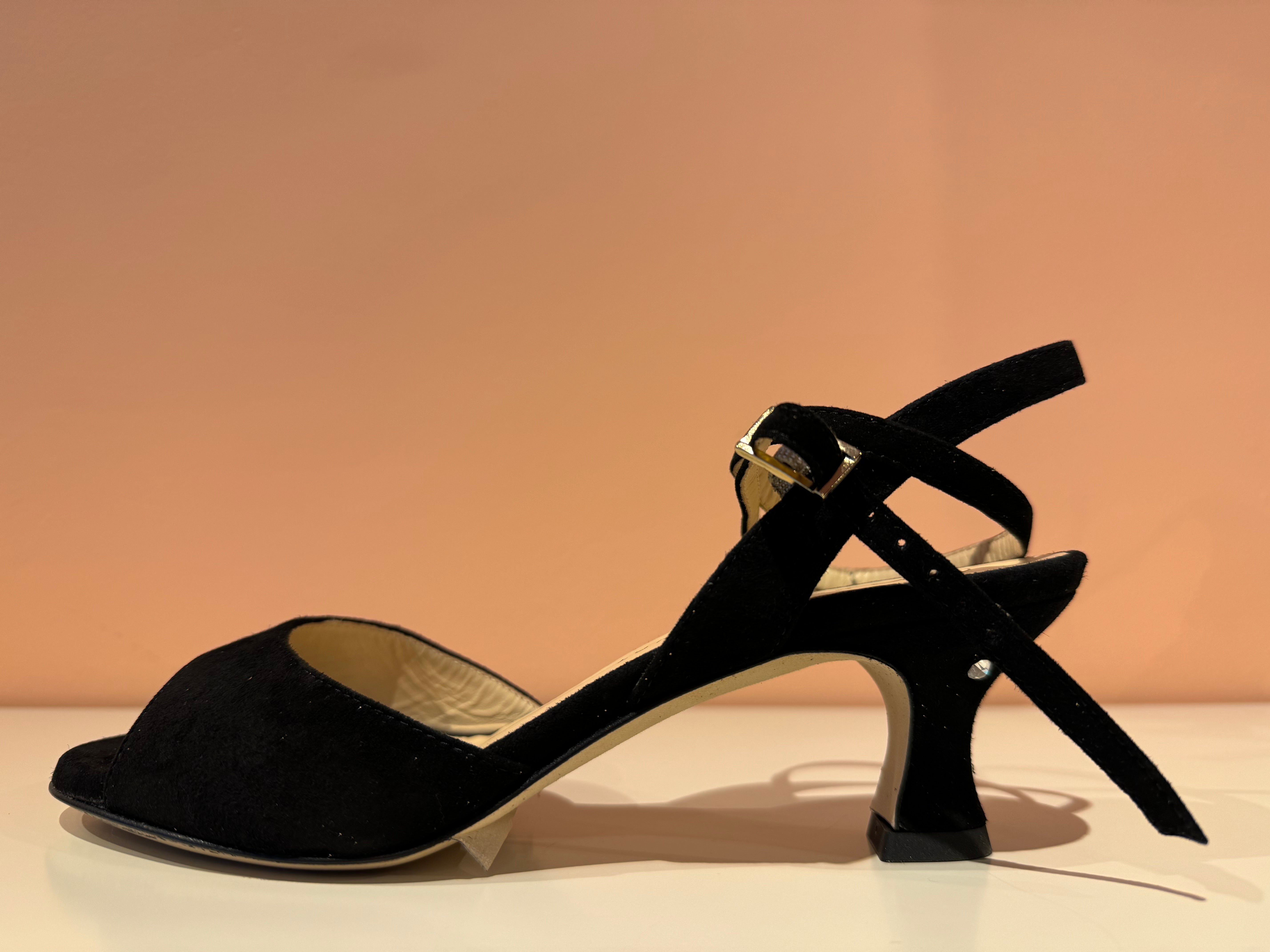 CHERIE TR50 mm Wildleder Schwarz