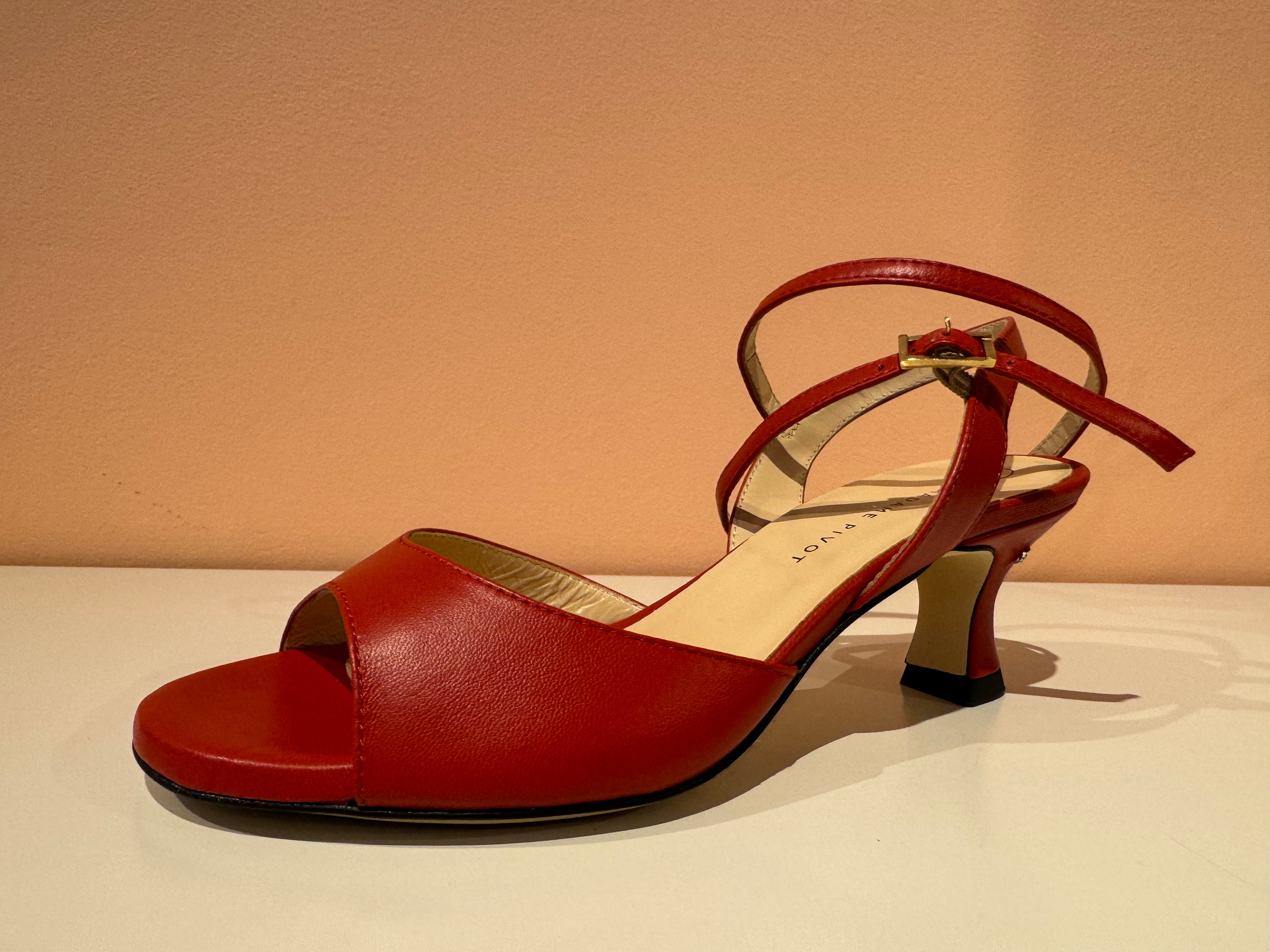 CHERIE TR50 mm  Glattleder Rot