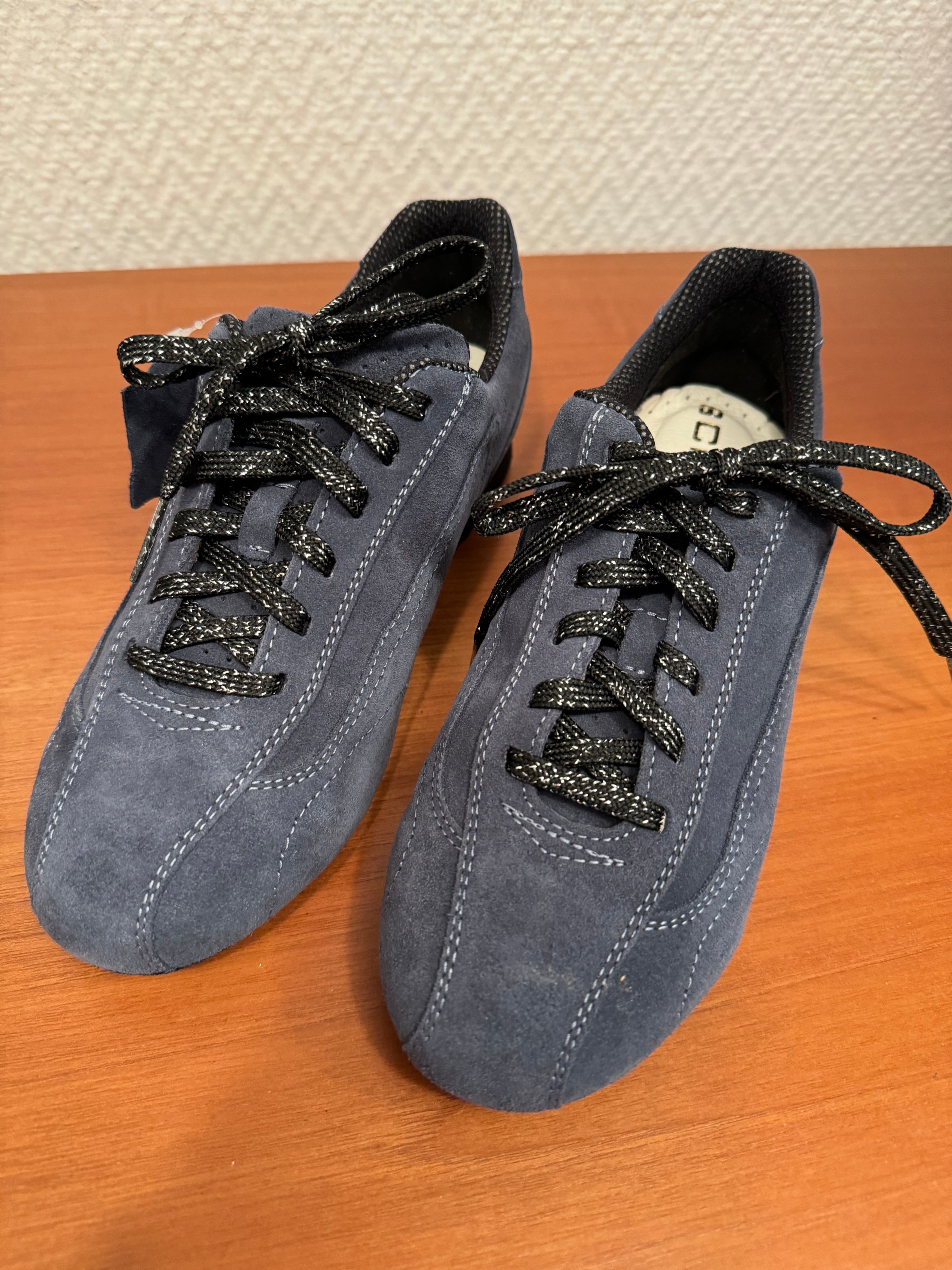 Damen Tanzsneakers Wildleder Blau BALTIC