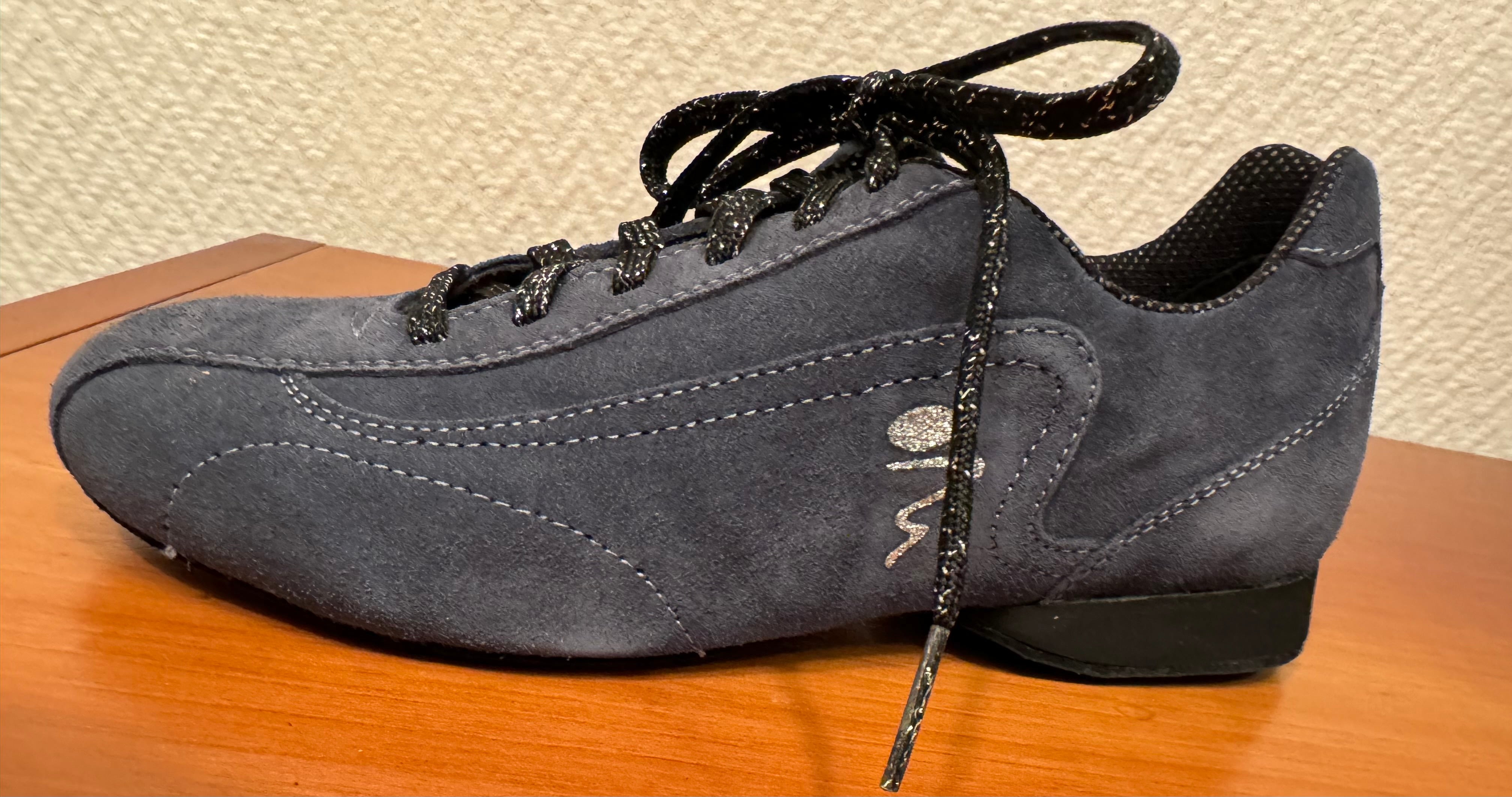 Damen Tanzsneakers Wildleder Blau BALTIC