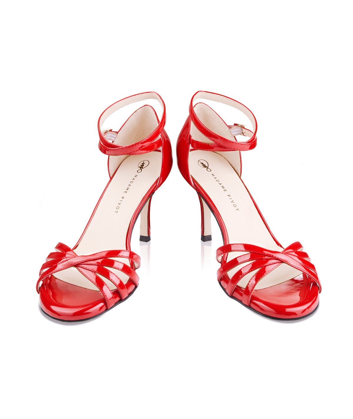 AMANDA Lackleder Rot