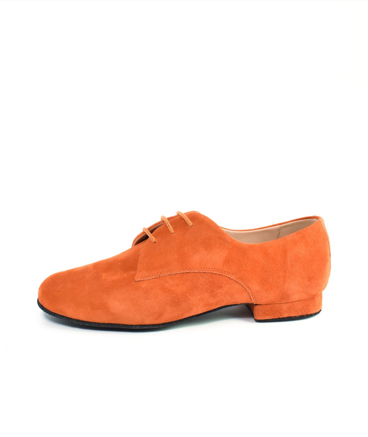 DERBIES Wildleder Orange