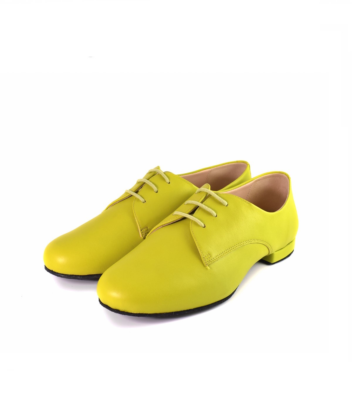 DERBIES Nappa Lime