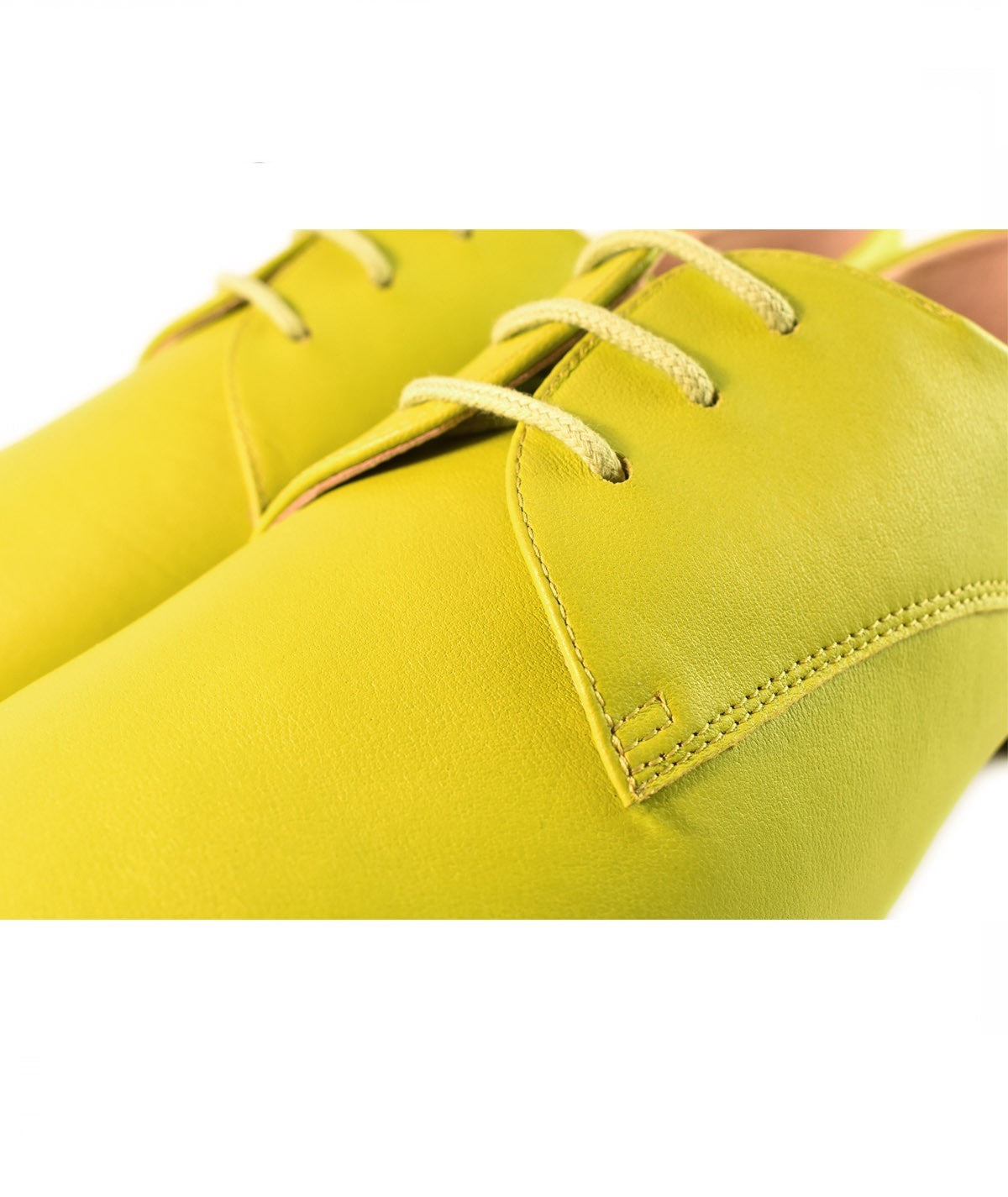 DERBIES Nappa Lime