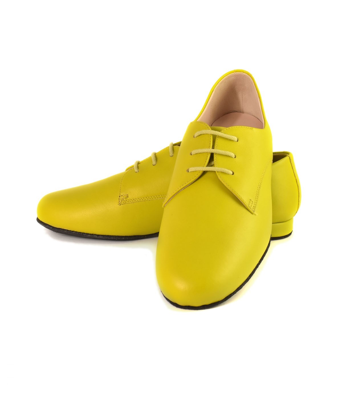 DERBIES Nappa Lime