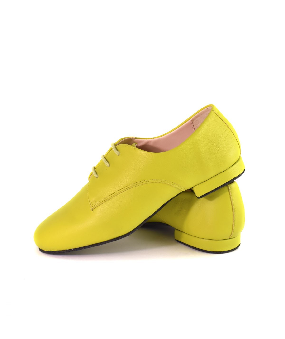 DERBIES Nappa Lime