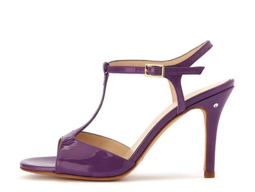 FEDRA Lackleder Violett
