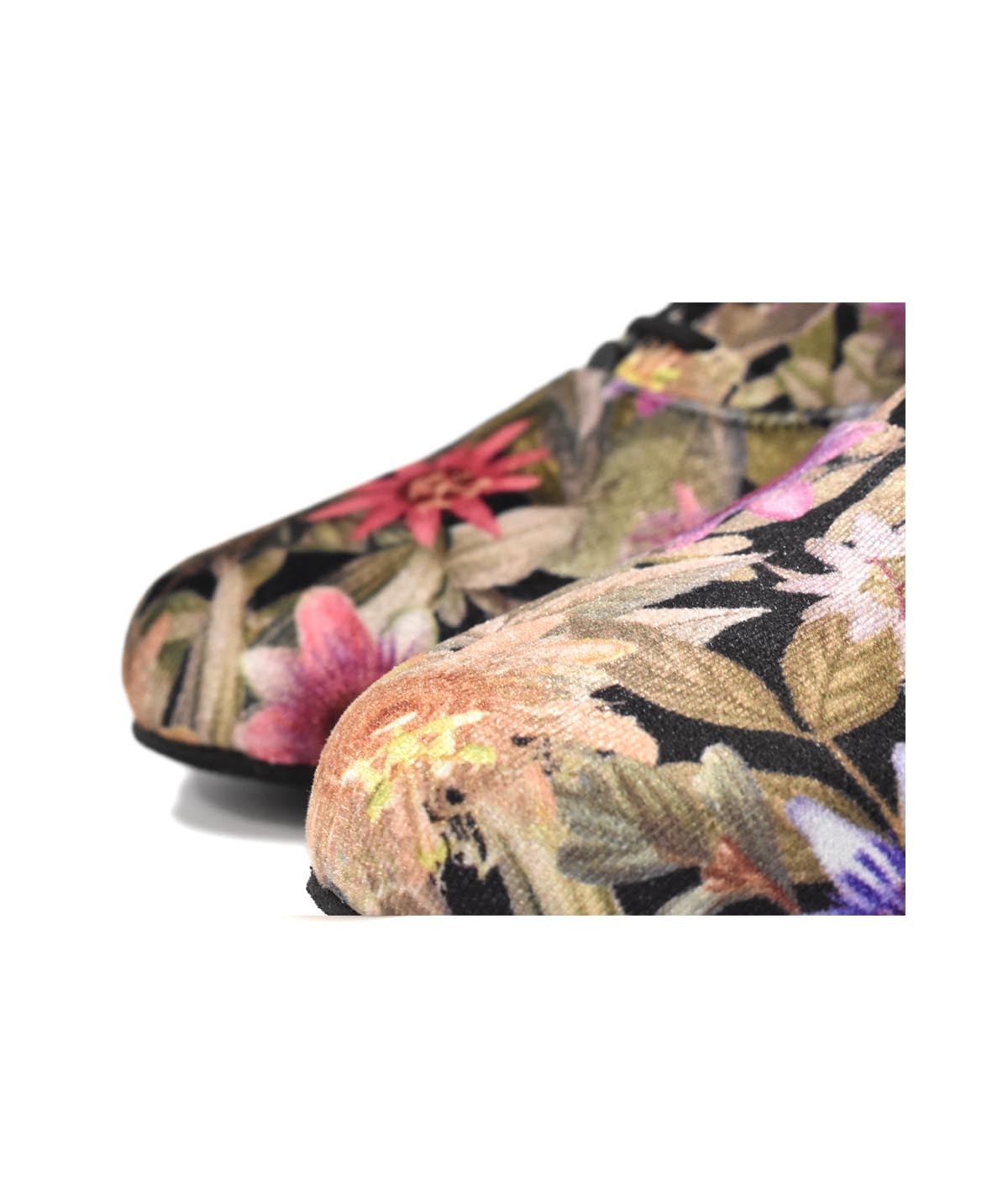 FRANCINE Samt mit Blumenmuster