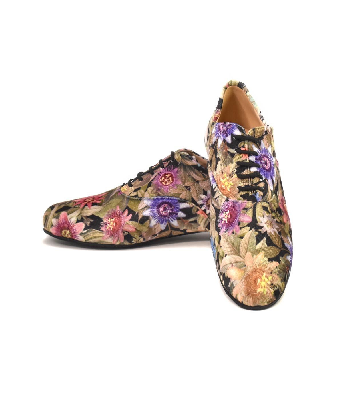 FRANCINE Samt mit Blumenmuster