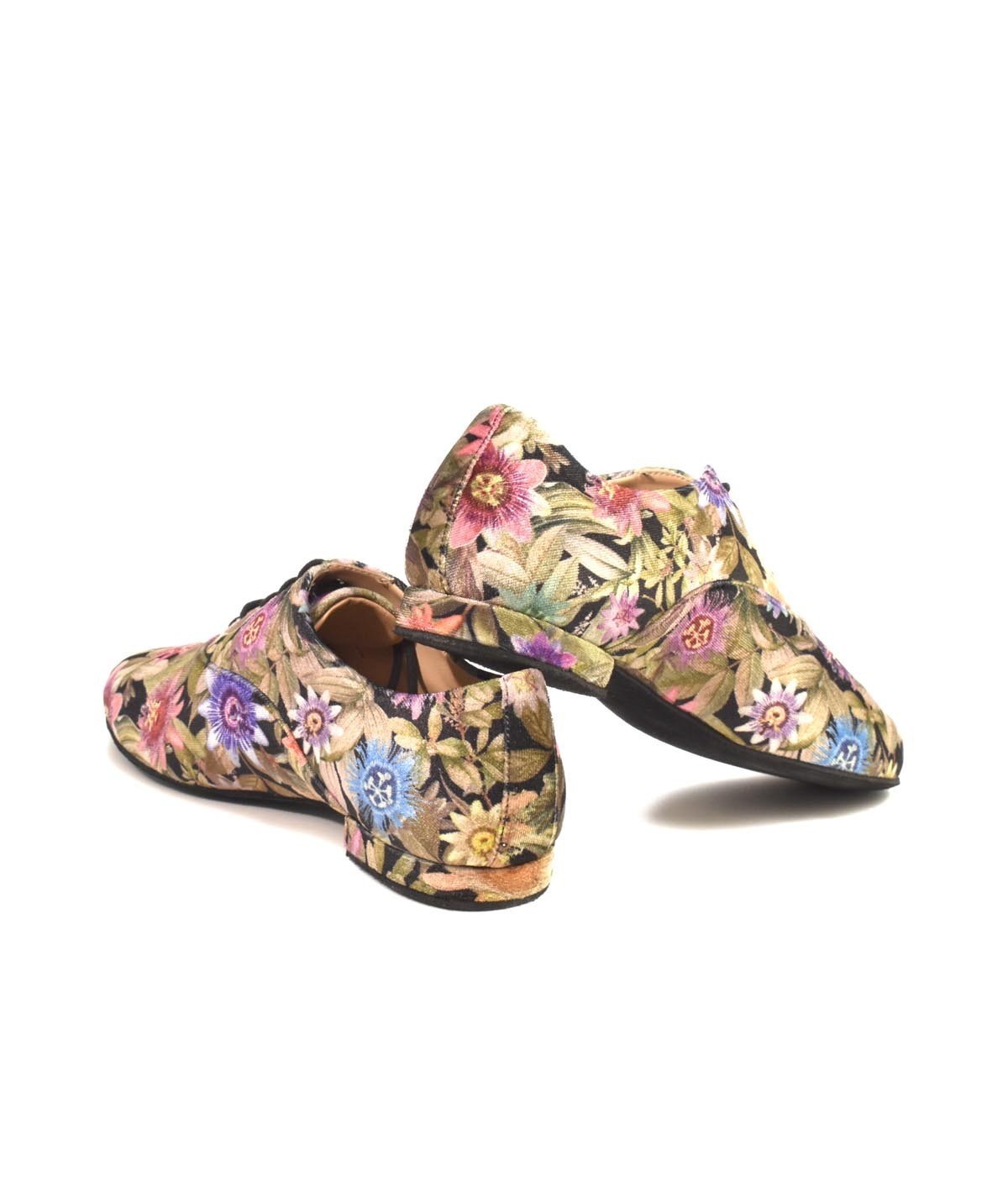 FRANCINE Samt mit Blumenmuster