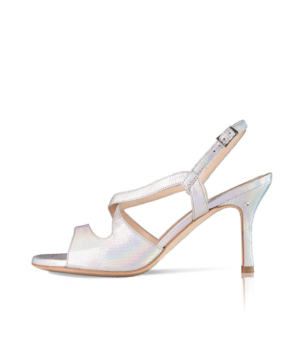 GIOIA Wildleder mit Prägung Silber