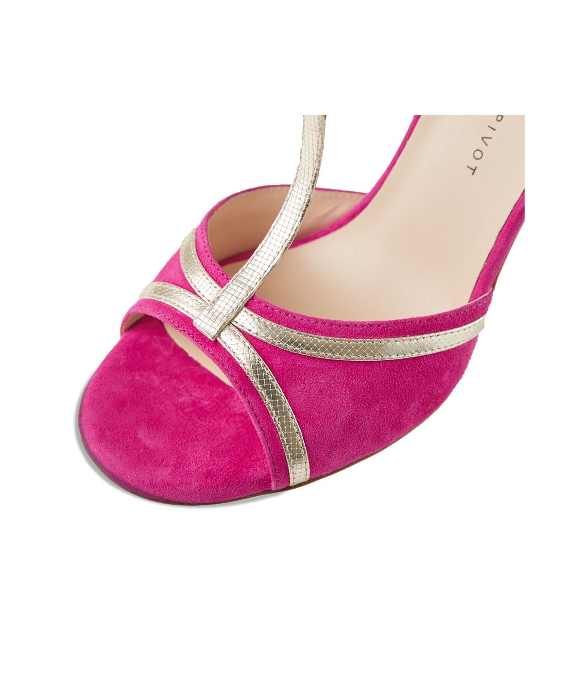 VICKY Wildleder Magenta