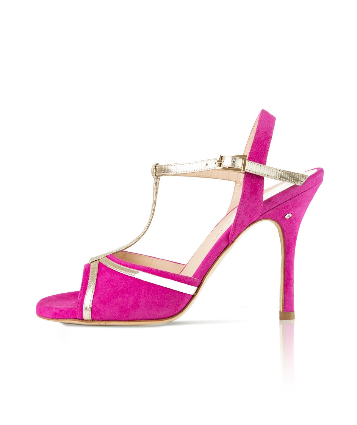 VICKY Wildleder Magenta