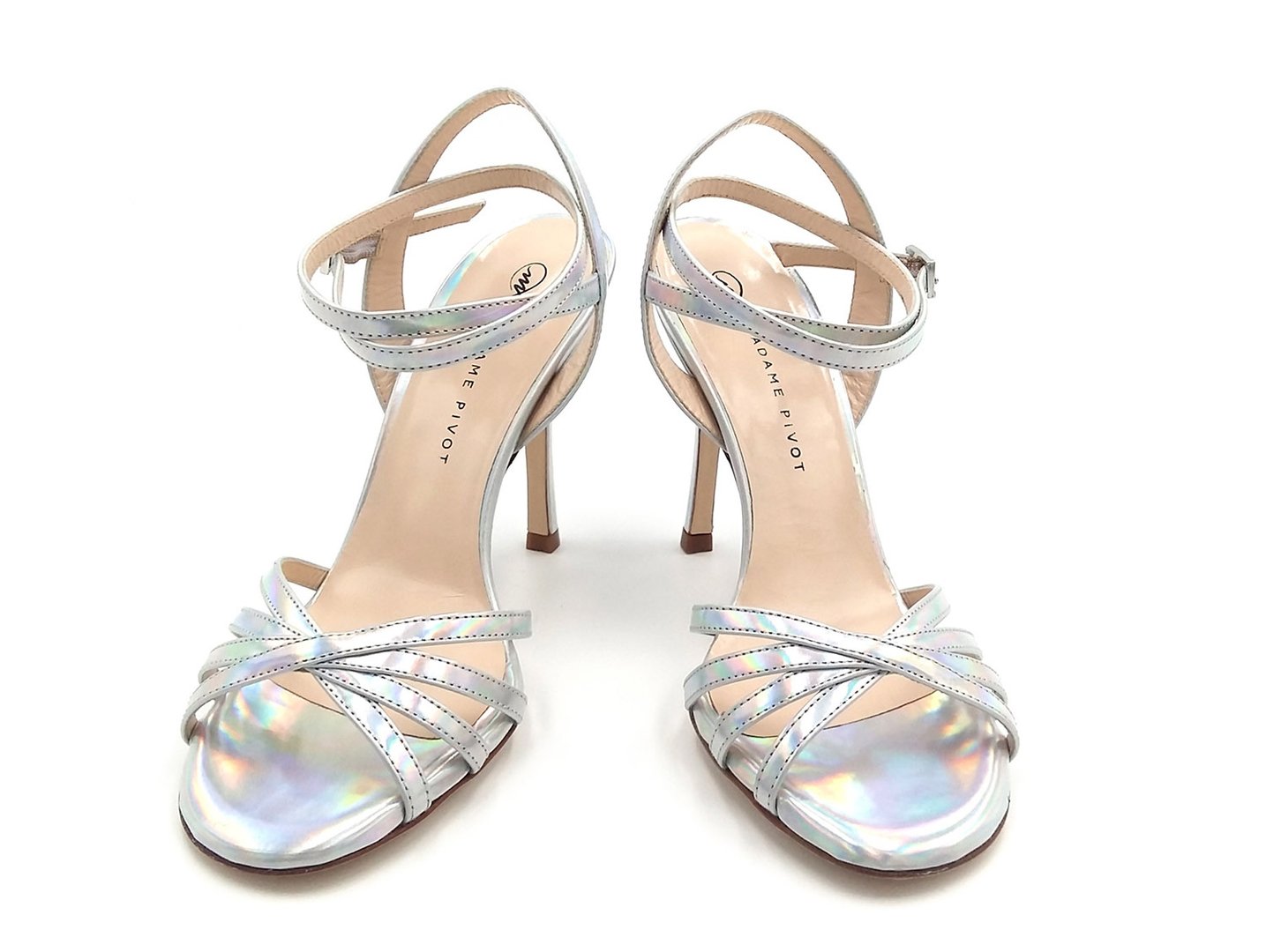 NADINE Laser Argento Wildledersohle