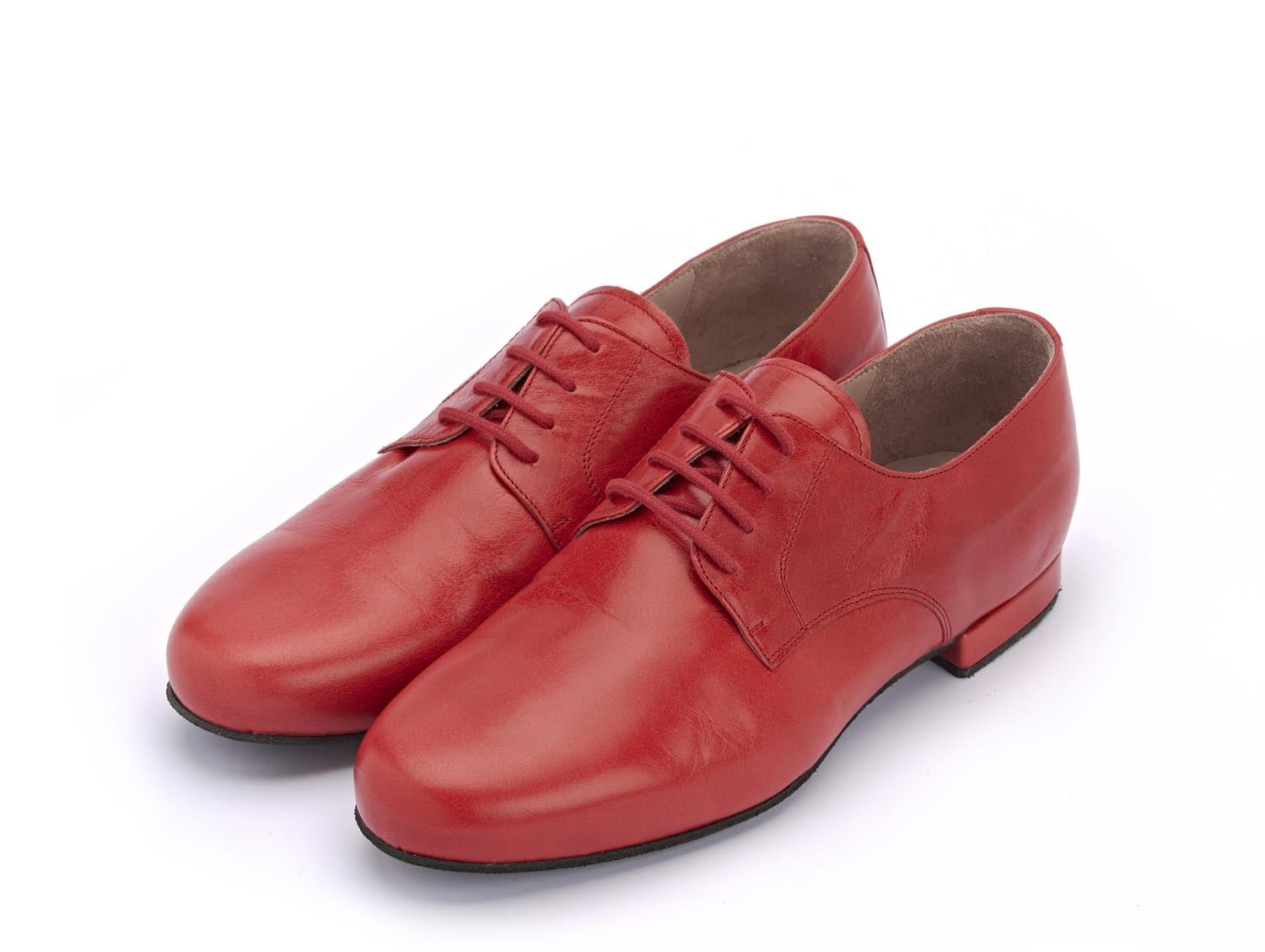 DERBY Pelle Vintage Rossa