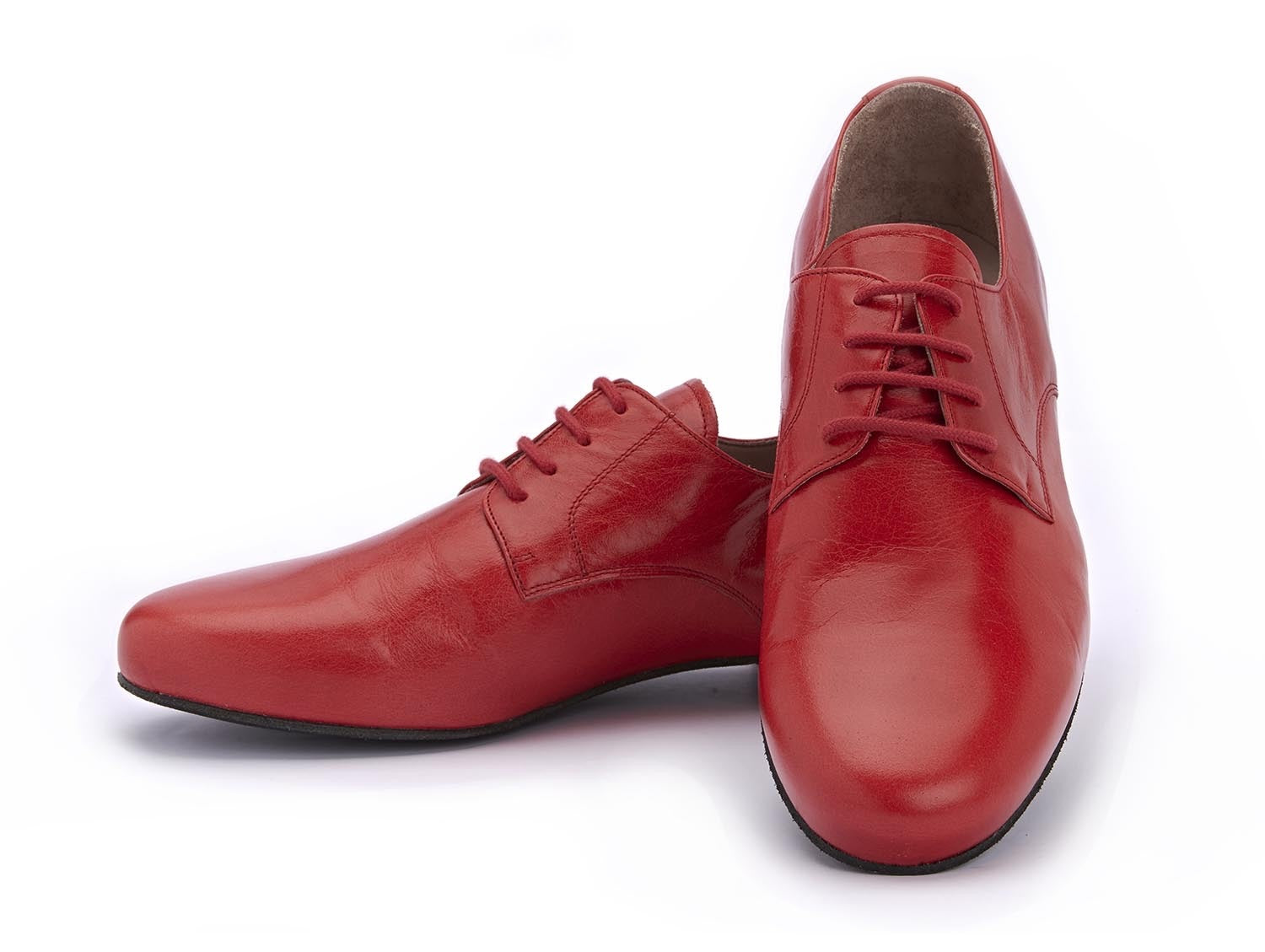 DERBY Pelle Vintage Rossa
