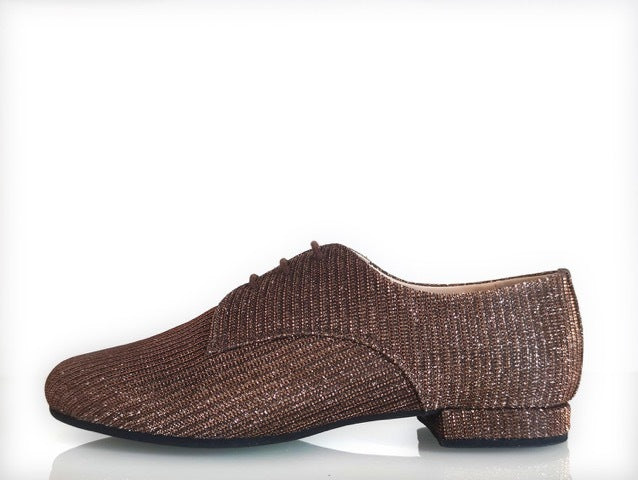 DERBIES Tessuto Cangiante Bronzo