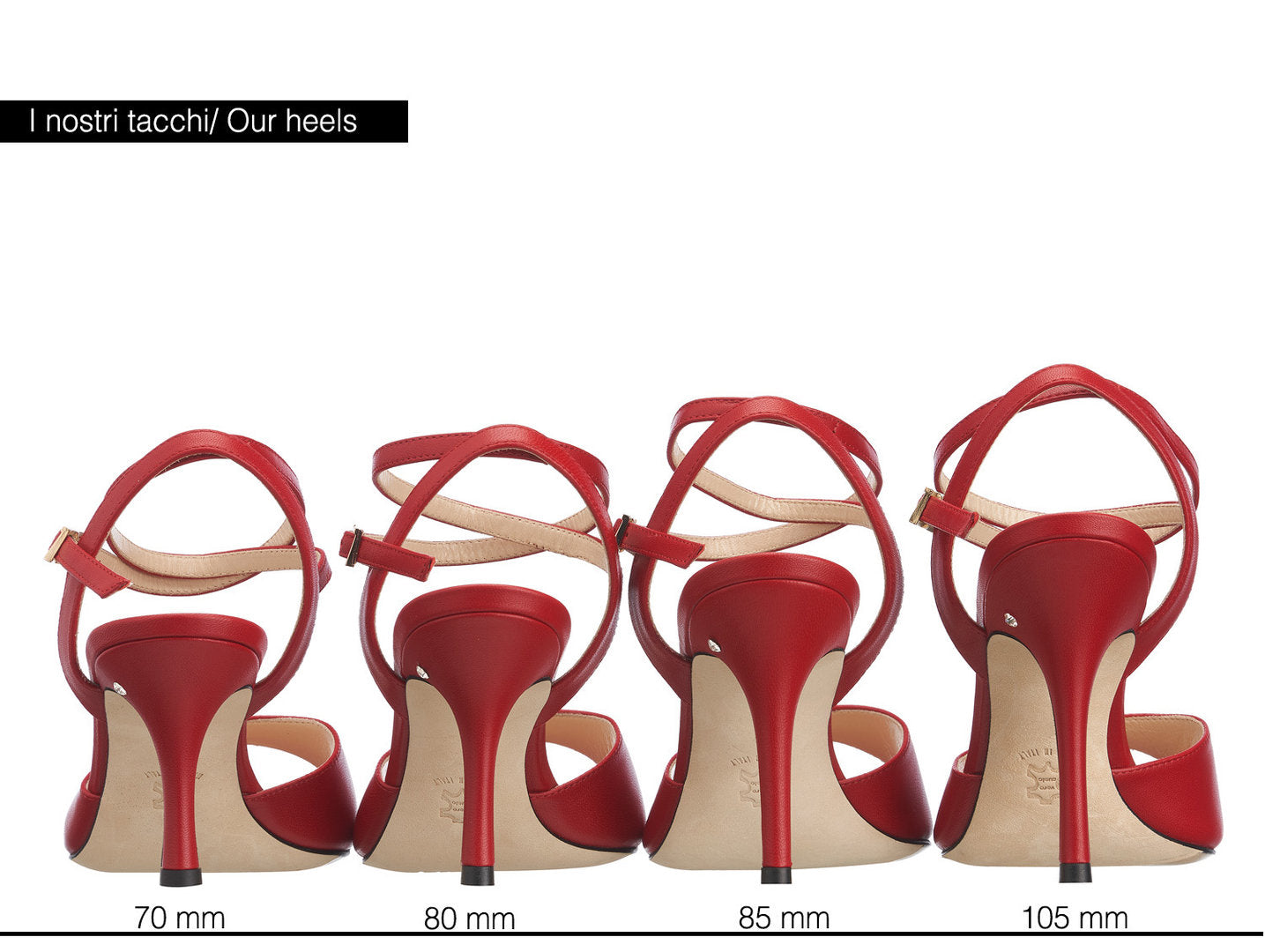 CHERIE Glitter Rosso