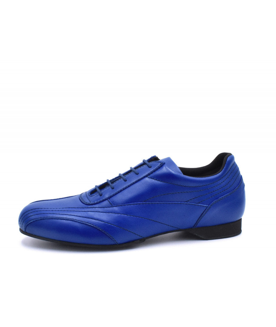 SNEAKER Pelle Bluette