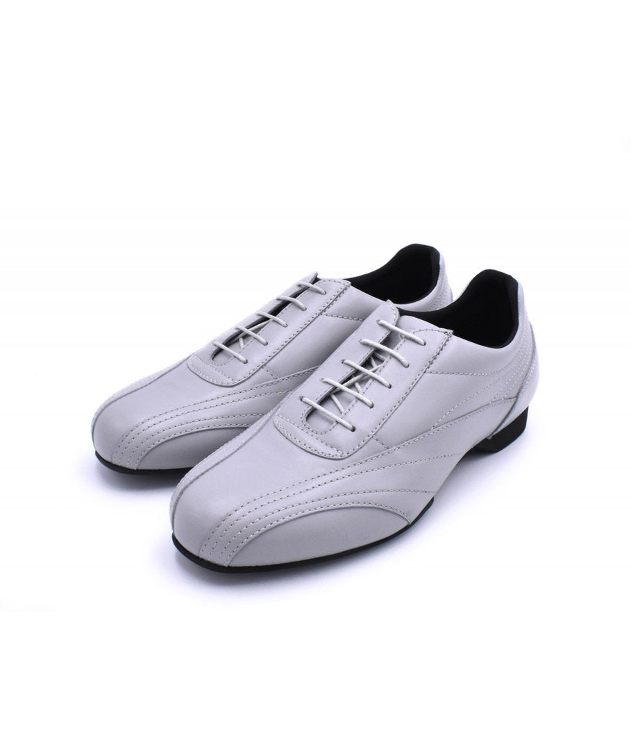 SNEAKER Pelle Grigio Perla