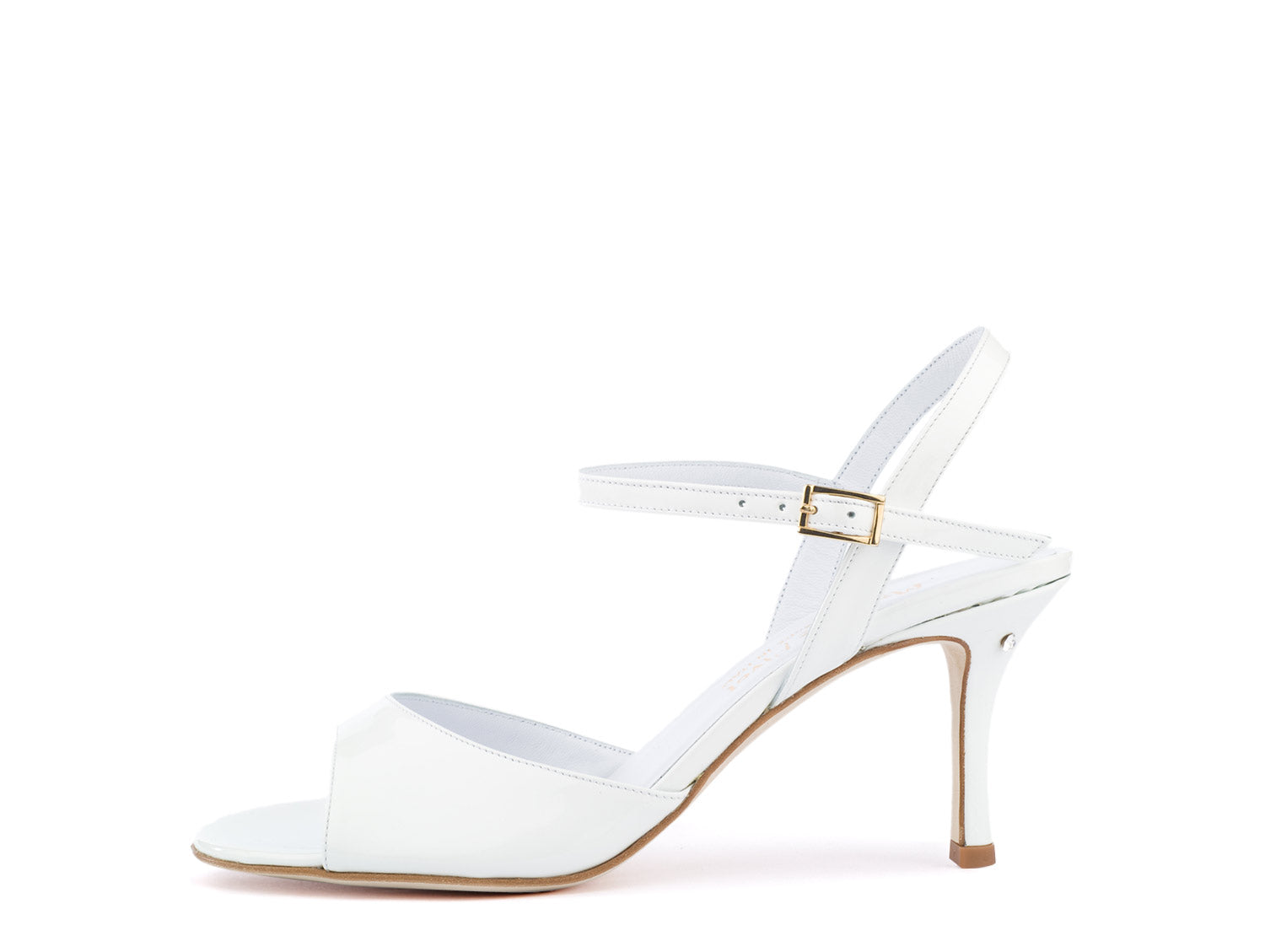 CHERIE patent leather white