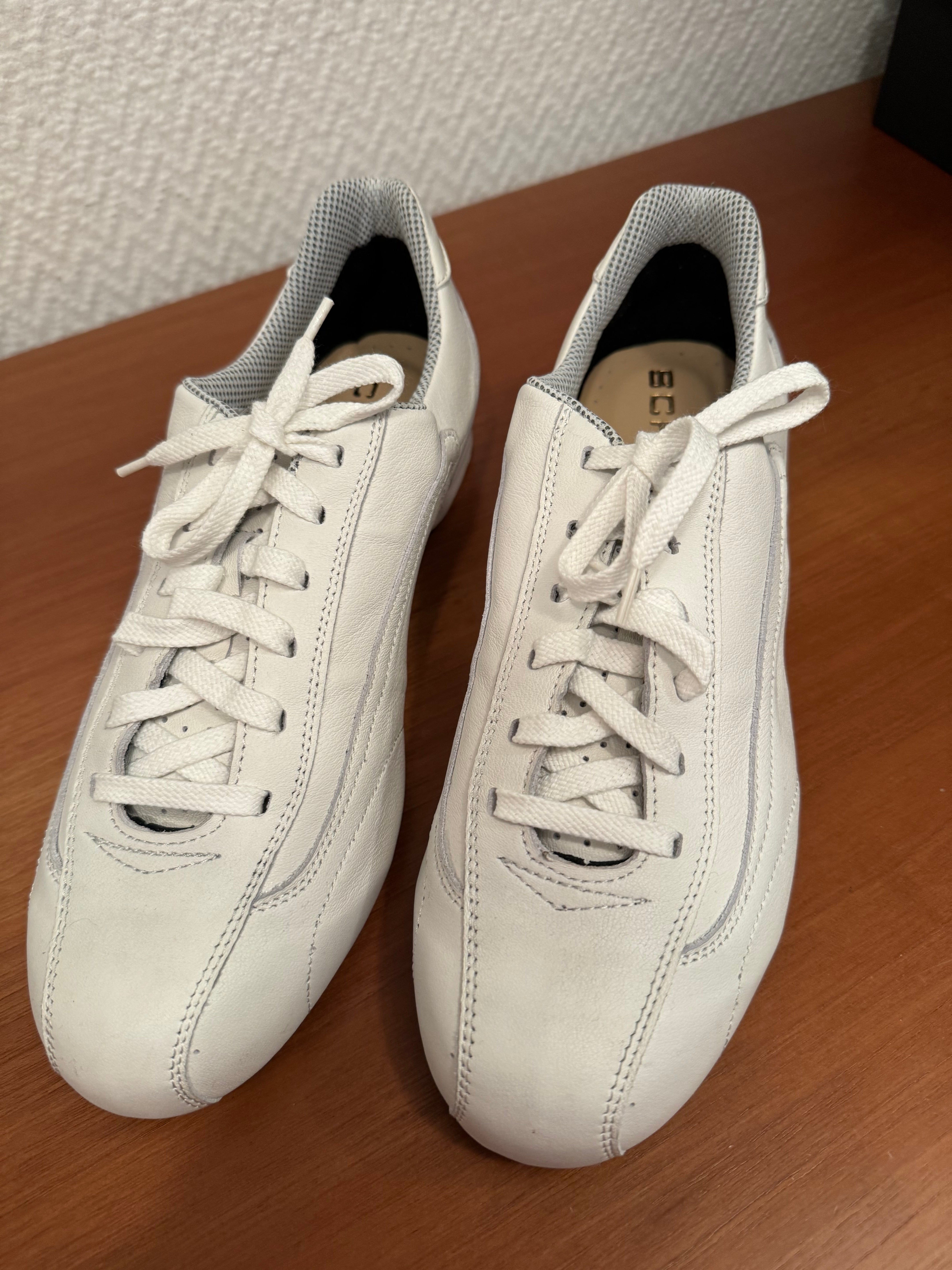 Dance sneakers nappa leather white