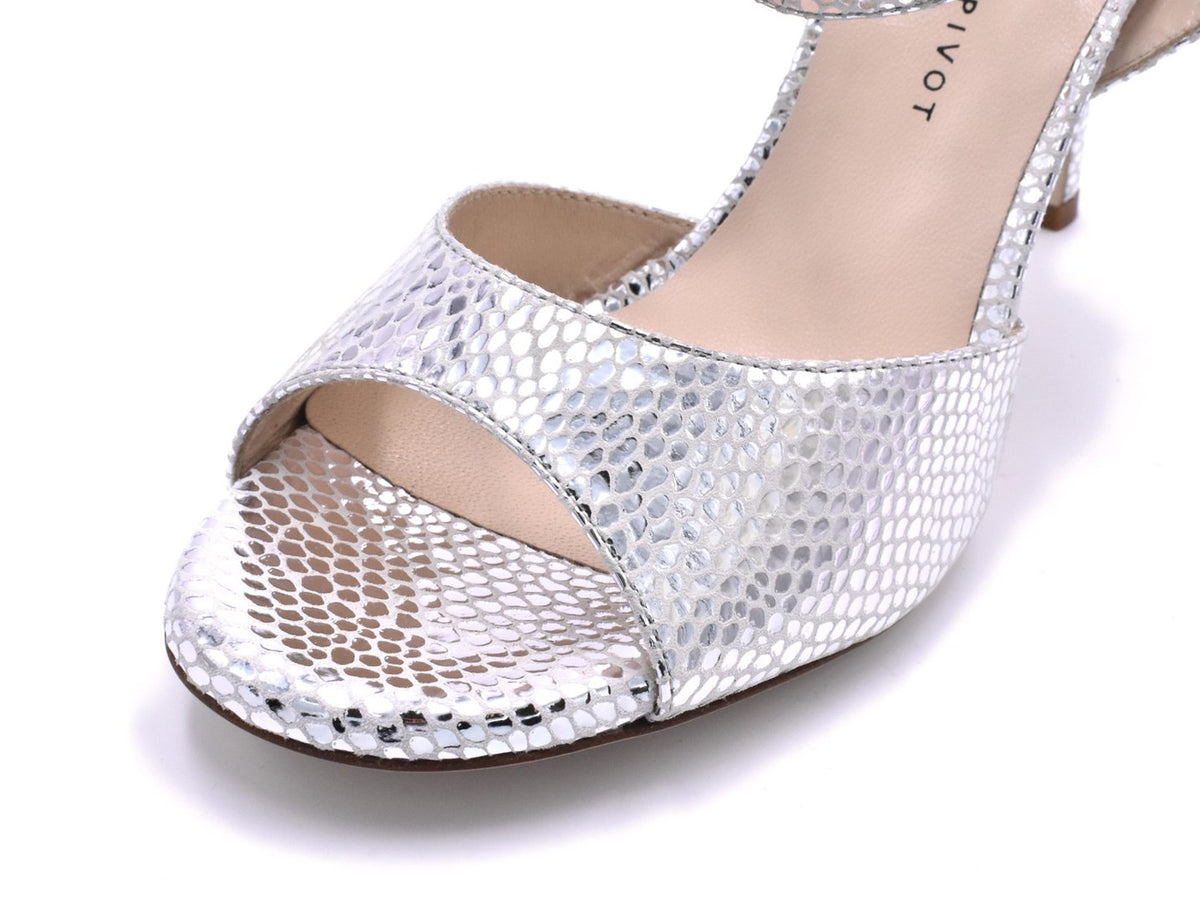 CHERIE Pelle Laminata Argento