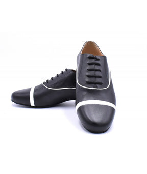 GAVIN Pelle Stampata Nero Bianco